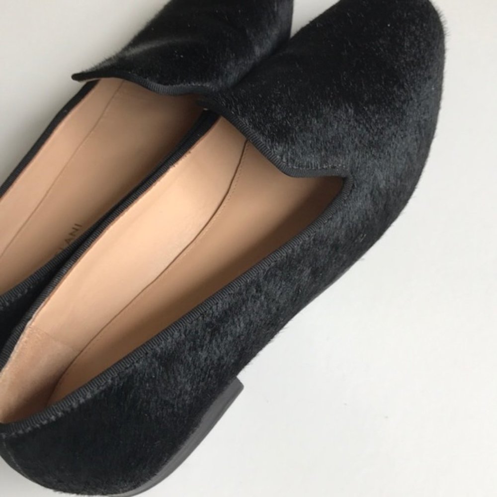 Antonio Melani, the Graham Black Calf Hair Loafer